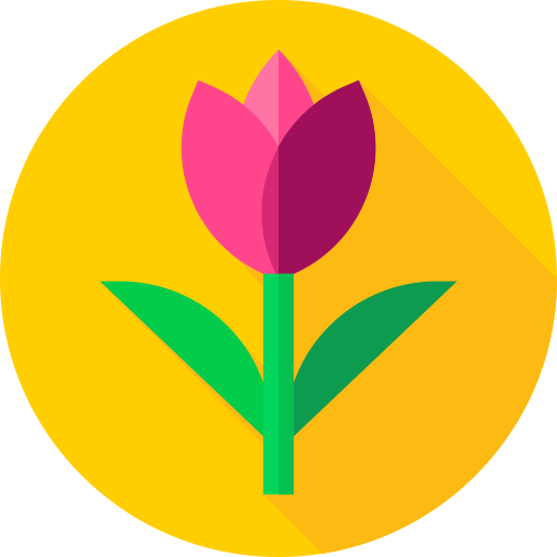 tulpe Flat Circular Flat icon