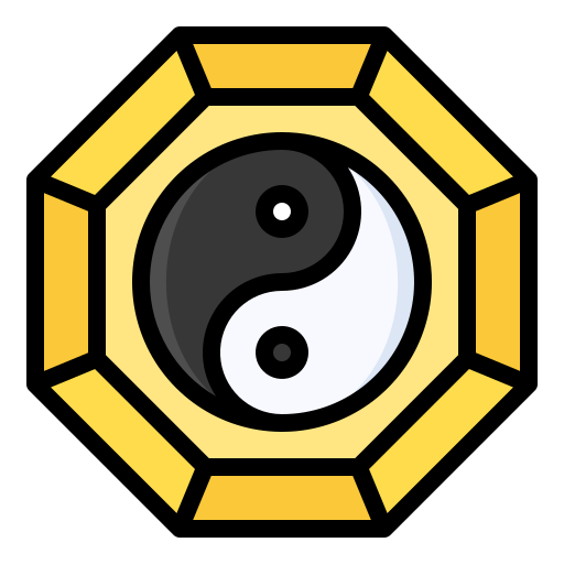 yin yang Generic Outline Color icono