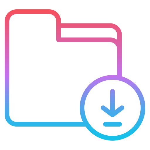 Folder Iconixar Gradient icon
