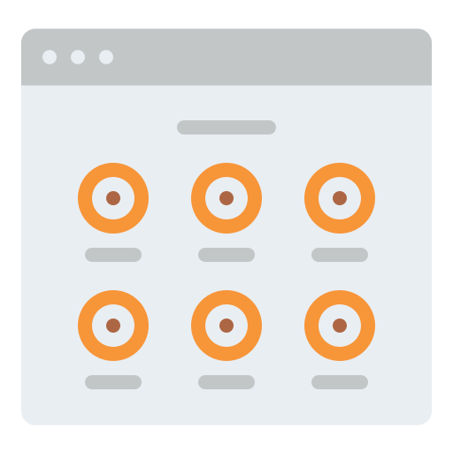 sitio web Iconixar Flat icono