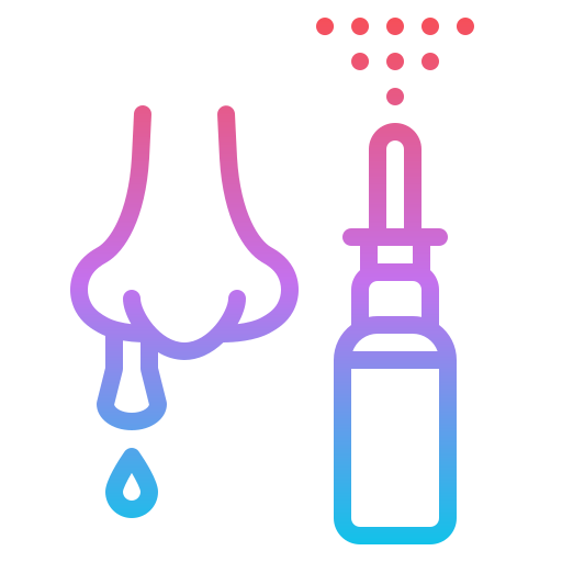 Nasal spray Iconixar Gradient icon