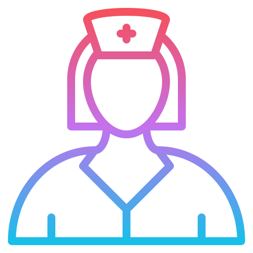 pielęgniarka Iconixar Gradient ikona