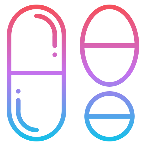 Pills Iconixar Gradient icon