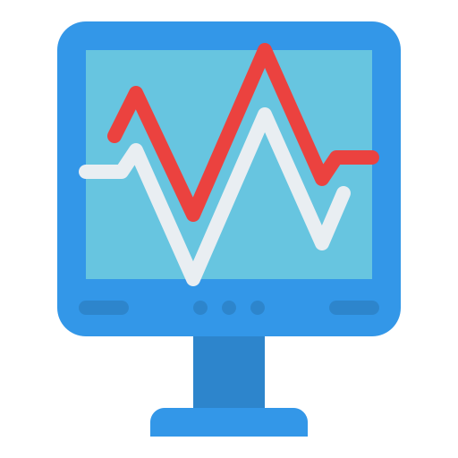 moniteur Iconixar Flat Icône