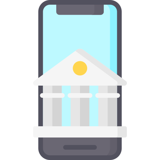 les services bancaires mobiles Special Flat Icône