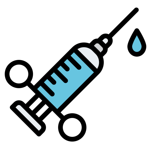 Syringe Iconixar Lineal Color icon