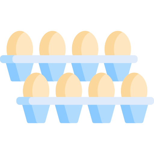 달걀 카톤 Special Flat icon