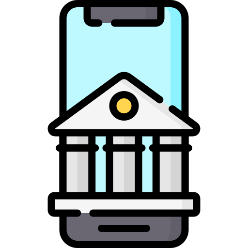 servizi bancari per smarthpone Special Lineal color icona