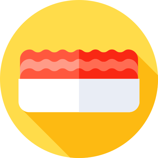 schweinefleisch Flat Circular Flat icon