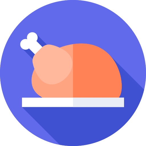 Turkey Flat Circular Flat icon