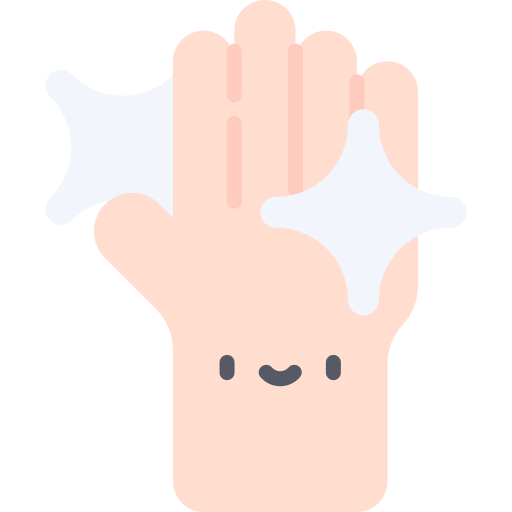 手を洗う Kawaii Flat icon