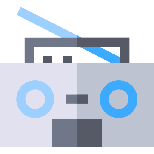 radiokassette Basic Straight Flat icon