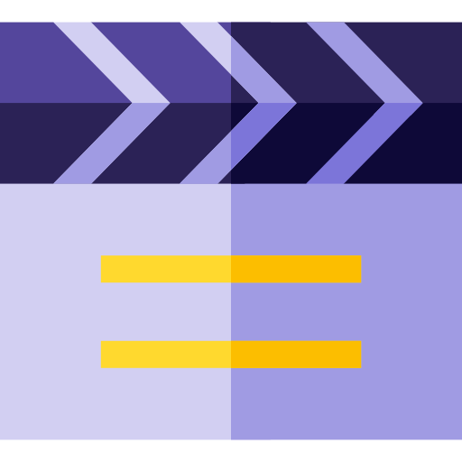 Clapboard Basic Straight Flat icon