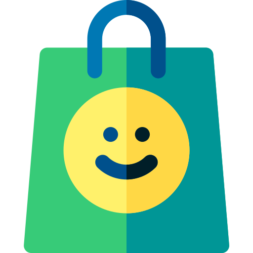 Shopping bag Basic Rounded Flat icon