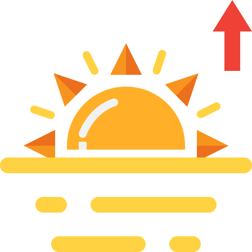 nascer do sol Generic Flat Ícone