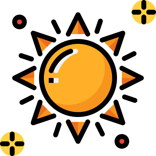 sonnig Generic Outline Color icon