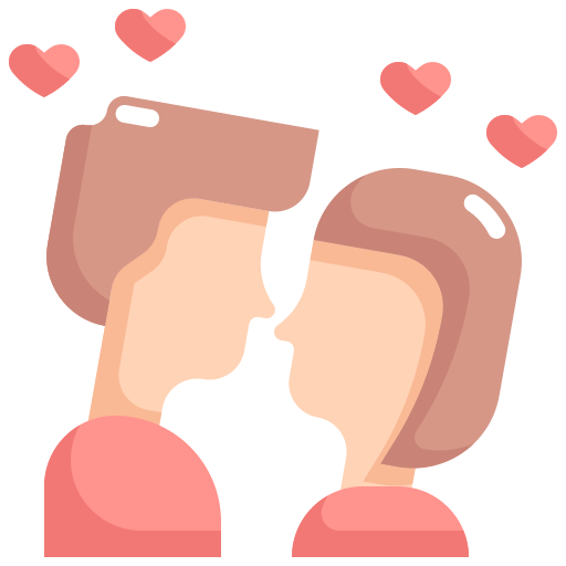 Kissing Generic Flat icon