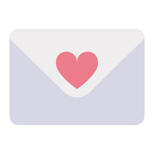 carta de amor Generic Flat icono