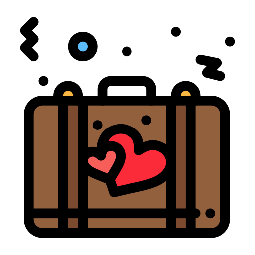 Briefcase Flatart Icons Lineal Color icon