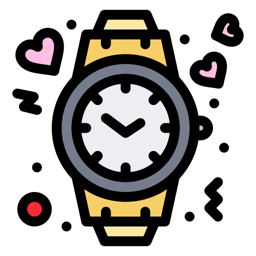 reloj Flatart Icons Lineal Color icono