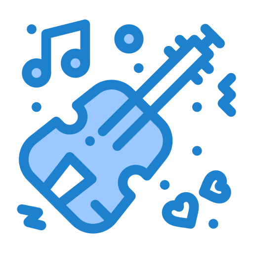 바이올린 Generic Blue icon