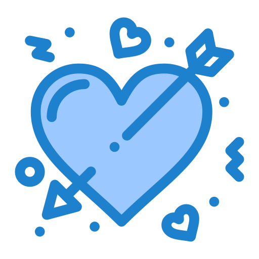 corazón Generic Blue icono