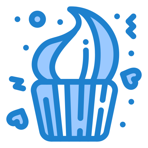 Cupcake Generic Blue icon