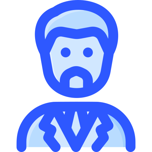 man Vitaliy Gorbachev Blue icoon