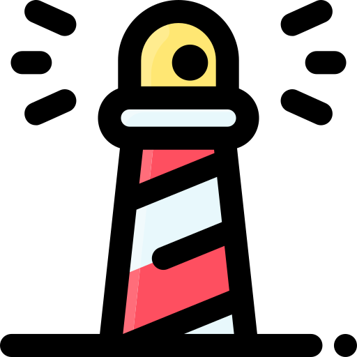 phare Vitaliy Gorbachev Lineal Color Icône