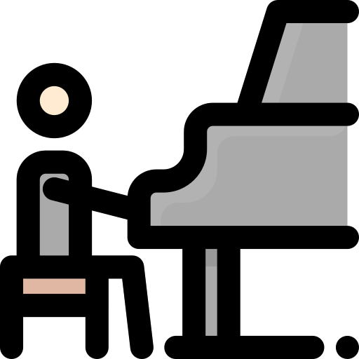piano Vitaliy Gorbachev Lineal Color icoon