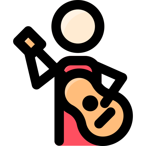 Guitar Vitaliy Gorbachev Lineal Color icon