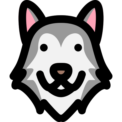 Dog Vitaliy Gorbachev Lineal Color icon