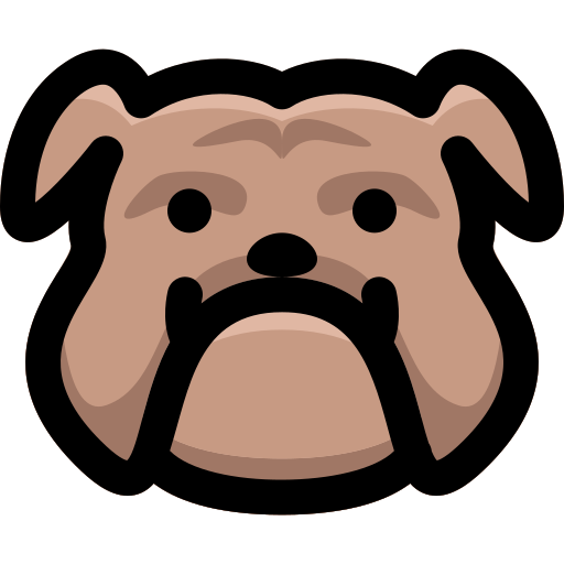 hond Vitaliy Gorbachev Lineal Color icoon