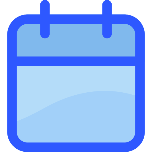 Calendar Vitaliy Gorbachev Blue icon