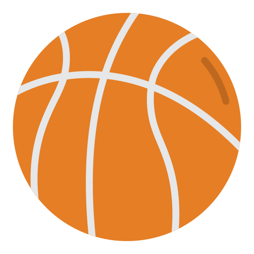 pelota de baloncesto Good Ware Flat icono