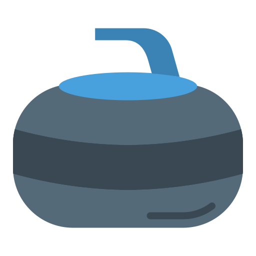 Curling Good Ware Flat icon