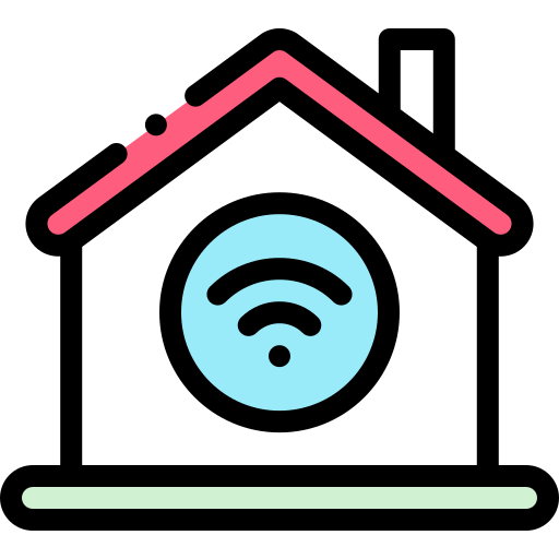 Smarthome Detailed Rounded Lineal color icon