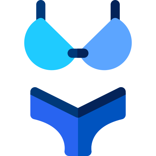 bikini Basic Rounded Flat icoon