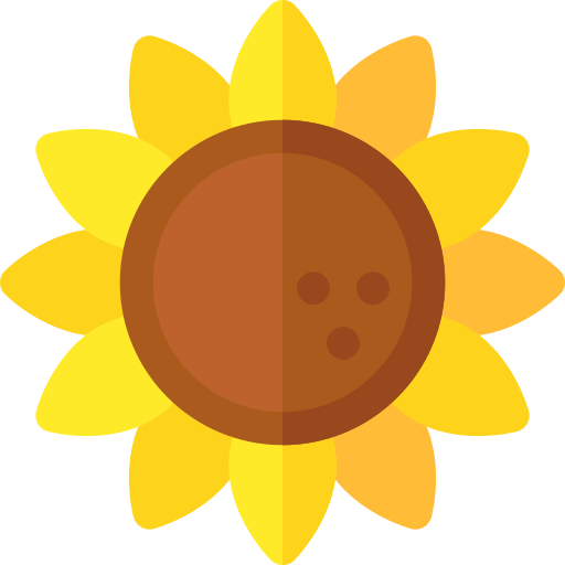 słonecznik Basic Rounded Flat ikona