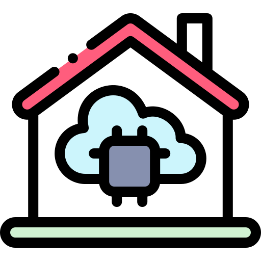 Cloud Detailed Rounded Lineal color icon
