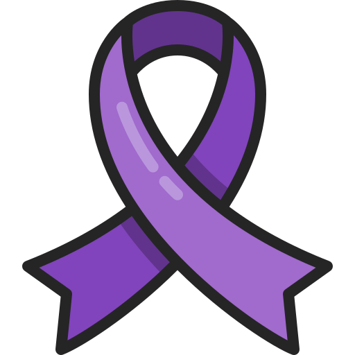 紫色のリボン Generic Outline Color icon