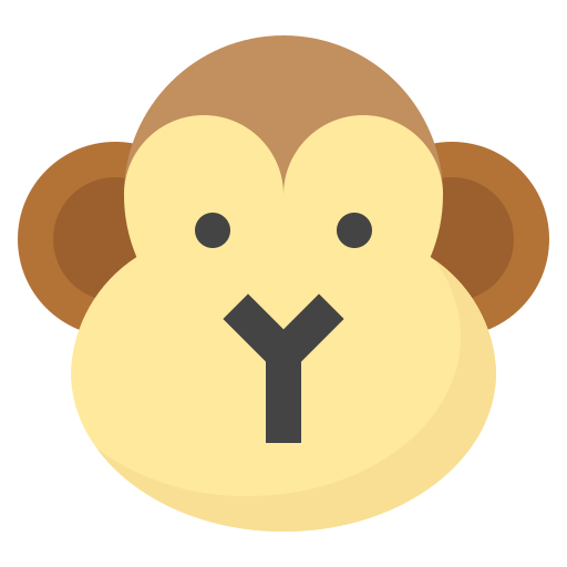 scimmia Generic Flat icona