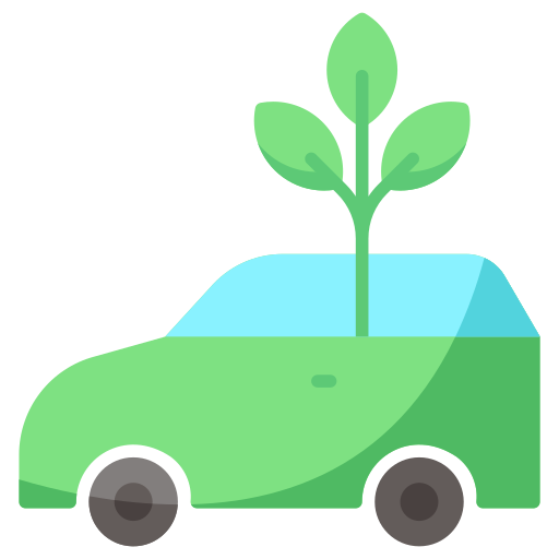 coche ecológico Generic Flat icono