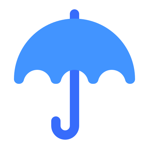 paraguas Generic Flat icono