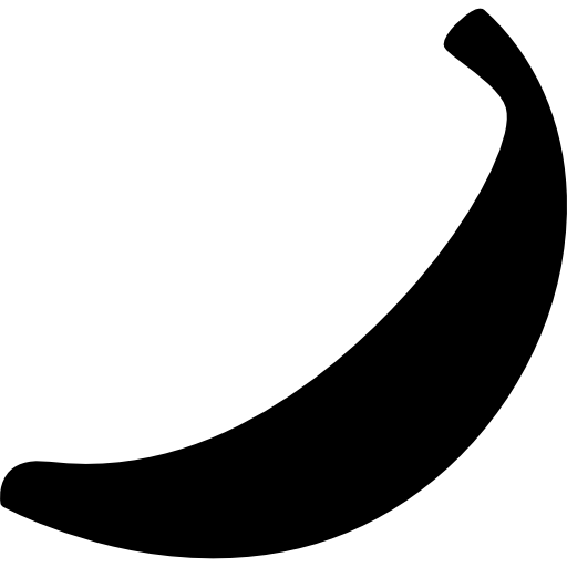 Banana Roundicons Solid icon