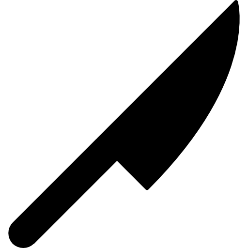 coltello Roundicons Solid icona