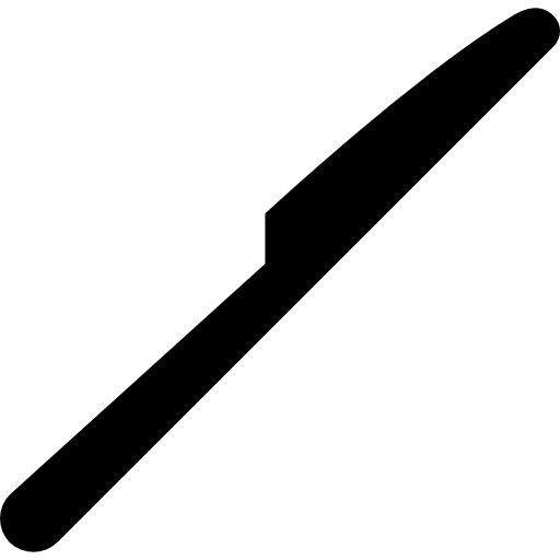 cuchillo Roundicons Solid icono