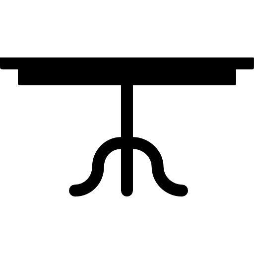 Table Roundicons Solid icon