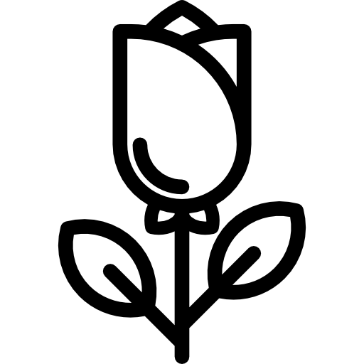 薔薇 Detailed Rounded Lineal icon