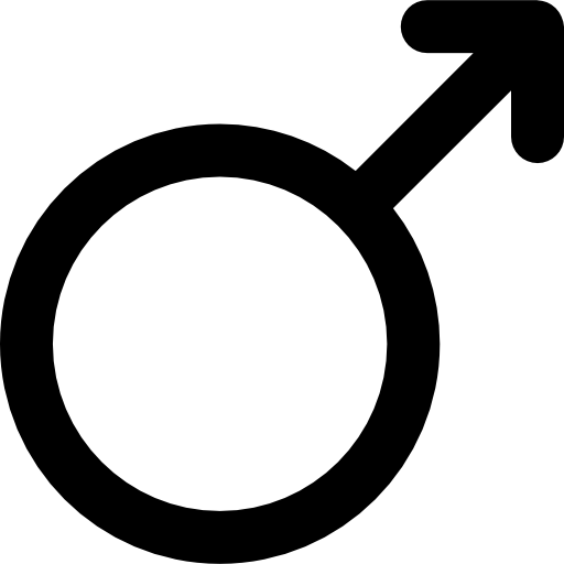 남성 Roundicons Solid icon